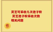 灵芝可采收几次孢子粉 灵芝孢子粉采收次数相关问题