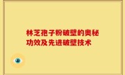 林芝孢子粉破壁的奥秘功效及先进破壁技术