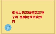 宽甸上天意破壁灵芝孢子粉 品质功效究竟如何