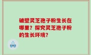破壁灵芝孢子粉生长在哪里？探究灵芝孢子粉的生长环境？