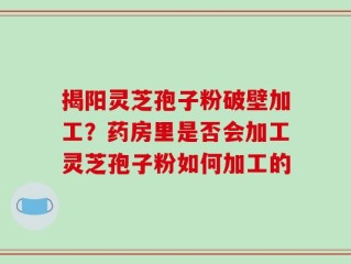 揭阳灵芝孢子粉破壁加工？药房里是否会加工灵芝孢子粉如何加工的