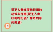 灵芝人参红枣枸杞酒的功效与作用(灵芝人参红枣枸杞酒：神奇的草药美酒)