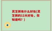 灵芝粥有什么好处(灵芝粥的12大好处，你知道吗？)