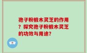孢子粉椴木灵芝的作用？探究孢子粉椴木灵芝的功效与用途？