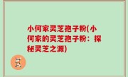 小何家灵芝孢子粉(小何家的灵芝孢子粉：探秘灵芝之源)