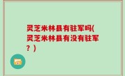 灵芝米林县有驻军吗(灵芝米林县有没有驻军？)