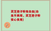 灵芝孢子粉有白虫(白虫不再现，灵芝孢子粉安心食用)