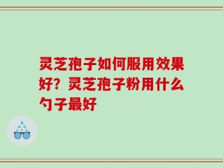灵芝孢子如何服用效果好？灵芝孢子粉用什么勺子最好