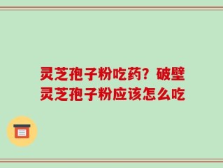 灵芝孢子粉吃药？破壁灵芝孢子粉应该怎么吃