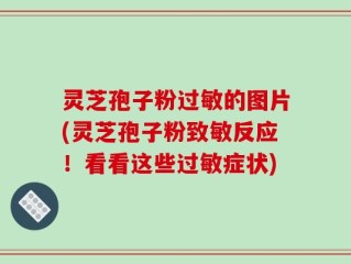 灵芝孢子粉过敏的图片(灵芝孢子粉致敏反应！看看这些过敏症状)