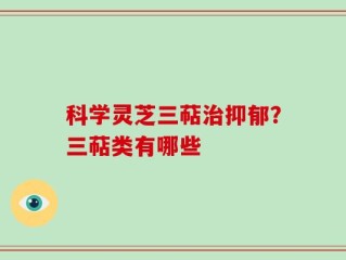 科学灵芝三萜治抑郁？三萜类有哪些