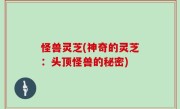 怪兽灵芝(神奇的灵芝：头顶怪兽的秘密)