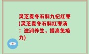 灵芝麦冬石斛九杞红枣(灵芝麦冬石斛红枣汤：滋润养生，提高免疫力)