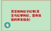 灵芝和枸杞子红枣(灵芝与红枣枸杞，营养双倍的养生组合)