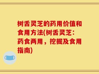 树舌灵芝的药用价值和食用方法(树舌灵芝：药食两用，挖掘及食用指南)