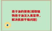 孢子油的使用(提取植物孢子油注入美容界，解决肌肤干燥问题)