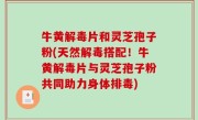 牛黄解毒片和灵芝孢子粉(天然解毒搭配！牛黄解毒片与灵芝孢子粉共同助力身体排毒)