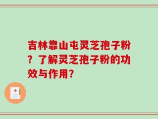 吉林靠山屯灵芝孢子粉？了解灵芝孢子粉的功效与作用？