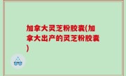 加拿大灵芝粉胶囊(加拿大出产的灵芝粉胶囊)