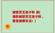 破壁灵芝孢子粉 袋(爆款破壁灵芝孢子粉，重塑健康生活！)