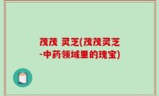 茂茂 灵芝(茂茂灵芝-中药领域里的瑰宝)