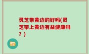 灵芝带黄边的好吗(灵芝带上黄边有益健康吗？)