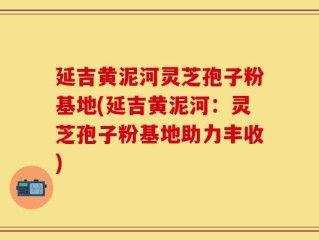 延吉黄泥河灵芝孢子粉基地(延吉黄泥河：灵芝孢子粉基地助力丰收)
