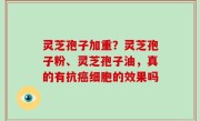 灵芝孢子加重？灵芝孢子粉、灵芝孢子油，真的有抗癌细胞的效果吗