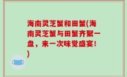 海南灵芝蟹和田蟹(海南灵芝蟹与田蟹齐聚一盘，来一次味觉盛宴！)