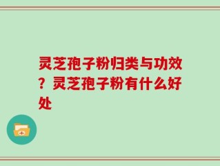 灵芝孢子粉归类与功效？灵芝孢子粉有什么好处