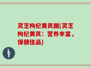 灵芝枸杞黄芪图(灵芝枸杞黄芪：营养丰富，保健佳品)