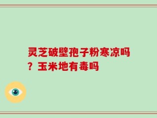 灵芝破壁孢子粉寒凉吗？玉米地有毒吗
