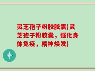 灵芝孢子粉胶胶囊(灵芝孢子粉胶囊，强化身体免疫，精神焕发)