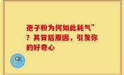 孢子粉为何如此耗气”？其背后原因，引发你的好奇心