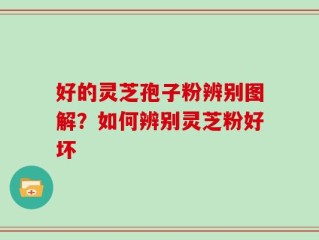 好的灵芝孢子粉辨别图解？如何辨别灵芝粉好坏