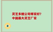 灵芝多糖公司哪家好？中国最大灵芝厂家