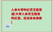 人参大枣枸杞灵芝鹿茸酒(大枣人参灵芝鹿茸枸杞酒，促进身体健康)