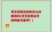 灵芝蔬菜店团购怎么样赚钱吗(灵芝蔬菜店开团购能否盈利？)
