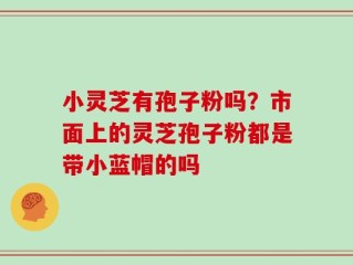 小灵芝有孢子粉吗？市面上的灵芝孢子粉都是带小蓝帽的吗