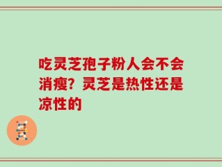 吃灵芝孢子粉人会不会消瘦？灵芝是热性还是凉性的