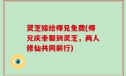 灵芝嫁给师兄免费(师兄庆幸娶到灵芝，两人修仙共同前行)