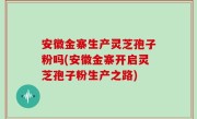 安徽金寨生产灵芝孢子粉吗(安徽金寨开启灵芝孢子粉生产之路)