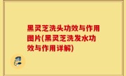 黑灵芝洗头功效与作用图片(黑灵芝洗发水功效与作用详解)