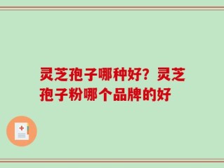 灵芝孢子哪种好？灵芝孢子粉哪个品牌的好