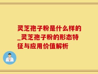 灵芝孢子粉是什么样的_灵芝孢子粉的形态特征与应用价值解析