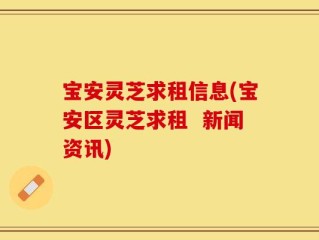 宝安灵芝求租信息(宝安区灵芝求租  新闻资讯)