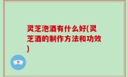 灵芝泡酒有什么好(灵芝酒的制作方法和功效)