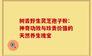 树舌野生灵芝孢子粉：神奇功效与珍贵价值的天然养生瑰宝