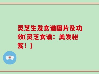 灵芝生发食谱图片及功效(灵芝食谱：美发秘笈！)