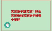 灵芝孢子跟灵芝？野生灵芝粉和灵芝孢子粉哪个更好